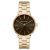 Đồng Hồ Nam Michael Kors MK Men's Auden Three-Hand Gold-Tone Stainless Steel Watch MK7185 Màu Vàng Gold