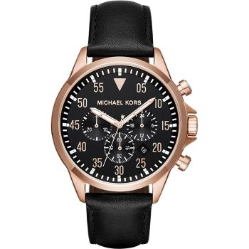 Đồng Hồ Nam Michael Kors MK8535 Dây Da Size 43mm Màu Đen
