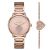 Đồng Hồ Michael Kors MK Portia Rose Gold-Tone Watch 37mm Màu Vàng Hồng