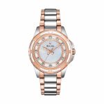 Combo Đồng Hồ Bulova 98P134 + Son MAC 811 Red Màu Đỏ Thuần Satin