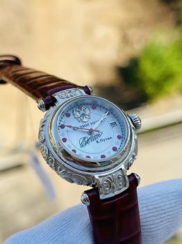 Đồng hồ President Putin - Poljot bạc đúc nguyên chất 925 252CK128