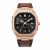 Đồng Hồ Nam Reiser Alpen Date Rose Gold Leather Strap Màu Vàng Mặt Đen