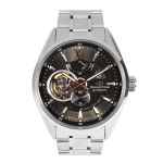 Đồng Hồ Orient Star Semi Skeleton Re-AV0004N00B Màu Bạc Mặt Đen