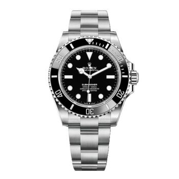 Đồng Hồ Nam Rolex Submariner 124060 Mặt Số Đen