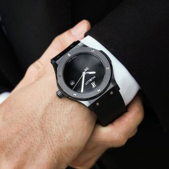 Đồng Hồ Hublot Classic 511.CX.1270.RX.MDM40 Fusion Watch 45mm Màu Đen