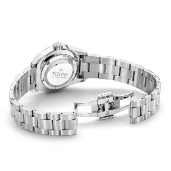 Đồng Hồ Nữ Titoni 23743 S-581 29mm Màu Bạc