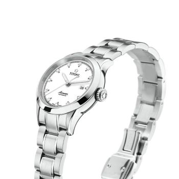 Đồng Hồ Nữ Titoni 23733 S-556 29mm Màu Bạc