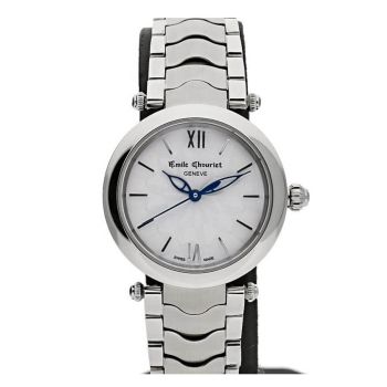Đồng Hồ Nữ Emile Chouriet 61.2188.L.6.6.28.6 30mm Màu Bạc