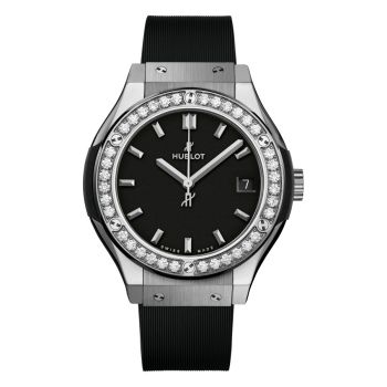 Đồng Hồ Nữ Hublot Classic Fusion Titanium 33mm Bezel Diamond