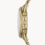 Đồng Hồ Fossil Fenmore Midsize Multifunction Gold-Tone Stainless Steel Watch BQ2366 Màu Vàng Mặt Đen