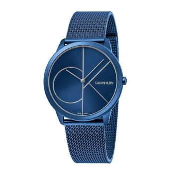Đồng Hồ Nam Calvin Klein CK Minimal Quartz Blue Dial Men Watch K3M51T5N Màu Xanh Blue