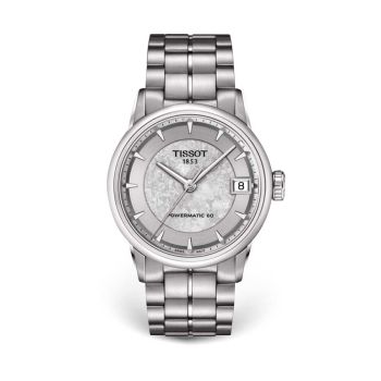 Đồng Hồ Nữ Tissot Luxury Powermatic 80 Silver Dial Ladies Watch T086.207.11.031.10
