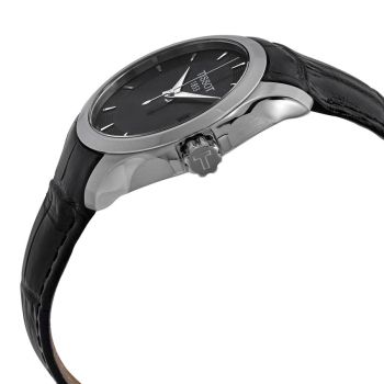 Đồng Hồ Nữ Tissot T-Classic Couturier Quartz Black Dial Ladies Watch T035.210.16.051.01 Màu Đen Bạc