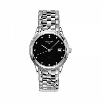 Đồng Hồ Nam Longines Flagship Diamond Black  L4.974.4.57.6