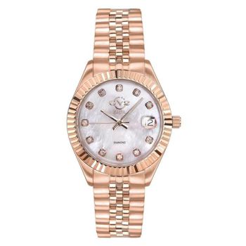 Đồng Hồ Gevril GV2 Naples Diamond GV2 12403 Màu Vàng Hồng