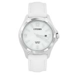 Đồng Hồ Nữ Citizen Quartz EU6080-07D Dây Da Màu Trắng