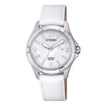 Đồng Hồ Nữ Citizen Quartz EU6080-07D Dây Da Màu Trắng
