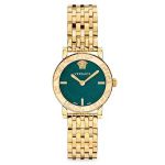 Đồng Hồ Nữ Versace Greca Glass Goldtone Stainless Steel Bracelet Watch Màu Vàng