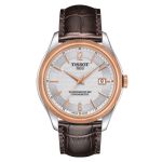 Đồng Hồ Nam Tissot Ballade Automatic Cosc T108.408.26.037.00 Màu Nâu Mặt Trắng