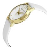 Đồng Hồ Nữ Calvin Klein CK Established Quartz Silver Dial Watch K9H235L6 Màu Trắng