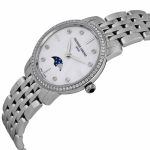 Đồng Hồ Frederique Constant Slimline Moonphase Mother Of Pearl Diamond Dial Watch FC-206MPWD1SD6B