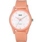 Đồng Hồ Q&Q Analog  VS12J026Y Màu Cam