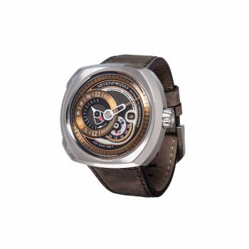 Đồng Hồ Nam SevenFriday Q-Series Brown Dial Automatic Men Watch Q2/02