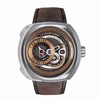 Đồng Hồ Nam SevenFriday Q-Series Brown Dial Automatic Men Watch Q2/02