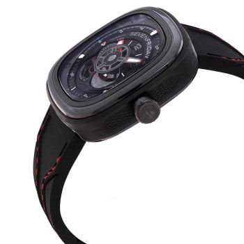 Đồng Hồ Nam SevenFriday P-Series Racer III Automatic Black Dial Men's Watch P3C/2 Màu Đen