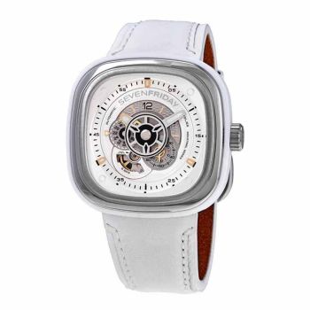 Đồng Hồ Nam SevenFriday Automatic White Dial Men's Watch P1C/01 Màu Trắng