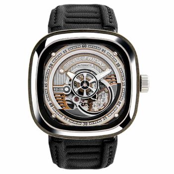 Đồng Hồ Nam SevenFriday S-series Automatic Silver Dial Men's Watch S2/01 Màu Xám Bạc