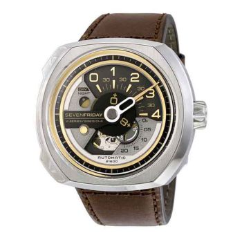 Đồng Hồ Nam SevenFriday V-Series Brown Leather Men's V2-1