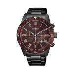 Đồng Hồ Citizen AN8167-53X Nam Chronograph Màu Đen Mặt Nâu đỏ