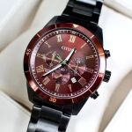Đồng Hồ Citizen AN8167-53X Nam Chronograph Màu Đen Mặt Nâu đỏ