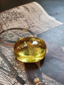 Nhẫn hổ phách Baltic - màu tinh khiết tự nhiên 100% bảo hành trọn đời