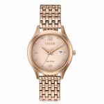Đồng Hồ Nữ Citizen Eco-Drive EW2533-54X Màu Vàng Hồng