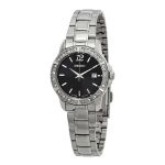 Đồng Hồ Seiko Dress Crystal Black Dial Stainless Steel Ladies Watch SUR719