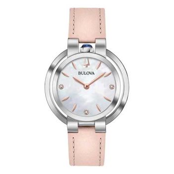 Đồng Hồ Bulova Rubaiyat Pink Womens Watch 96P197