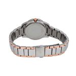 Đồng Hồ Nữ Bulova Diamond White Mother Of Pearl Dial Ladies Watch 98P134 Màu Bạc Phối Vàng Hồng