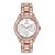 Đồng Hồ Nữ Citizen Silhouette Crystal White Dial Ladies Watch FD2013-50A Màu Vàng Hồng