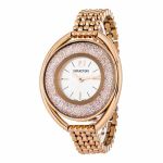 Đồng Hồ Swarovski Crystalline Oval 5200341 Rose Gold Tone Bracelet Watch