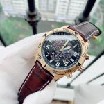 Đồng Hồ Nam Citizen Eco-Drive Perpetual Calendar Chronograph Alarm BL5472-01E Màu Nâu Vàng