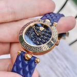 Đồng Hồ Versace VQM090016 Vanitas Micro Swiss Quartz Women's Màu Xanh Navy