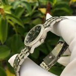 Đồng Hồ Citizen Quartz Swarovski Ladies Black Steel - EU6030-56E Cho Nữ