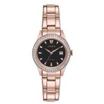 Đồng Hồ Nữ Citizen Silhouette Rose Gold-Tone Stainless Steel Bracelet Ladies Watch FE1123-51E