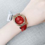 Đồng Hồ Nữ Versace VERE00418 V-Motif Vintage Logo Ladies Watch Màu Đỏ