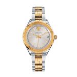 Đồng Hồ Nữ Versace Hellenyium Swiss Quartz Stainless Steel V12030015 35mm Màu Vàng Bạc