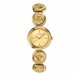 Đồng Hồ Nữ Versace Medusa Stud Icon Watch VERF00718 28mm  Màu Vàng Gold