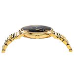Đồng Hồ Nữ Versace V-Circle Logomania Edition Watch VE8101519 38mm Màu Vàng Gold