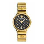 Đồng Hồ Nữ Versace V-Circle Logomania Edition Watch VE8101519 38mm Màu Vàng Gold